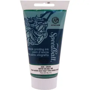 Speedball Encre Linogravure Hydrosoluble 75 ml VertVendu parscrapmalin