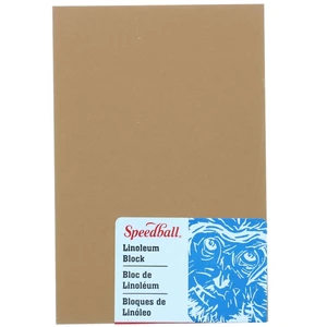 Speedball Linoléum monté sur bois 7,6 x 12,7 cm