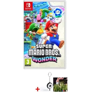 Nintendo Super Mario Bros Wonder Switch + 2 Autocollants mario + Flash LED*** pas cher