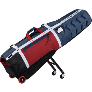 Sun Mountain Travelcover Club Glider 3, marine/rouge/blanc pas cher