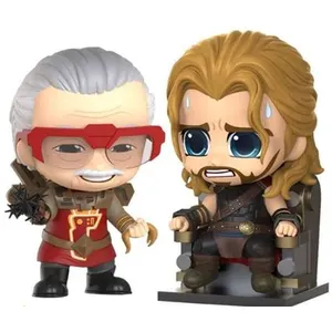 Figurine COSB738 - Marvel Comics - Thor 3 : Ragnarok - Stan Lee & Thor
