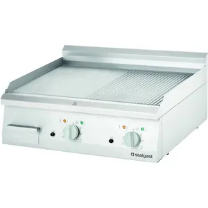 Stalgast Plancha Double Rainurée Gaz 13 kW   G20 ou G30 pas cher