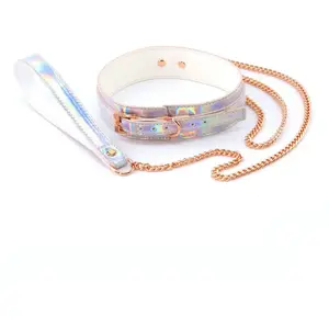 Comparateur de prix : Merkloos / Sans marque Collier & Laisse Cosmo Bondage Holographique
