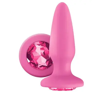NSNovelties Plug Anal Bijou Glams Gem Rose pas cher