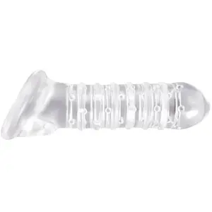Comparateur de prix : Etui pénien RIBBED Renegade Transparent 16 x 4 cm 