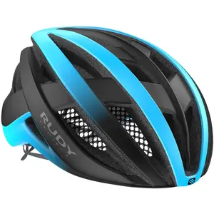 Casque Rudy Project Venger bleu clair noir mat - L pas cher