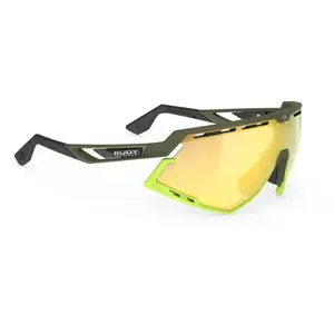 Lunettes Rudy Project Defender Multilaser Jaune Olive Mat pas cher