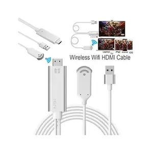 Sans fil Wifi affichage HDMI câble adaptateur HDTV 1080P pour iPhone X... pas cher