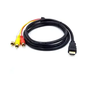HDMI mâle à 3RCA AV Composite Homme M / M Adaptateur connecteur Câble ... pas cher