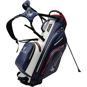Leisure Cartbag Hybrid étanche, bleu/gris clair/rouge