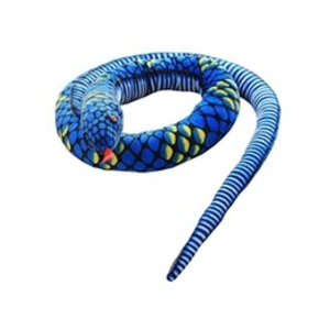 Peluche Gros boa constrictor Doux pour Prank 113 pouces-Bleu pas cher