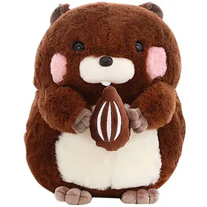 Peluche Marmotte pour les enfants cadeau 40cm-café pas cher