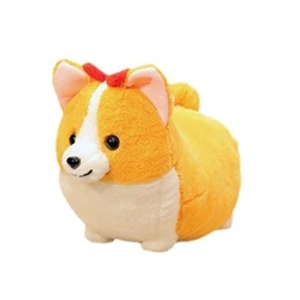 Peluche Corgi Gras Jambes courtes pour les enfants 40cm pas cher