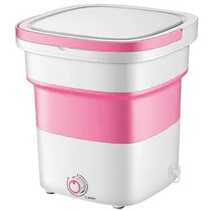 Machine à laver Pliant pour les sous-vêtements maternels et infantiles-Rose pas cher