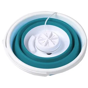 Comparateur de prix : Machine à laver Mini Portable Avec alimentation USB pliable-Bleu