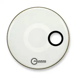 Aquarian Timbre Regulator 20'' - Blanche - RSM20W Peaux grosse caisse
