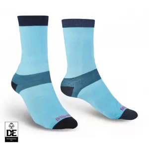 Bridgedale Hike Lightweight Coolmax Botte de Confort pour Femmes Chaussettes, Bleu Ciel, m pas cher