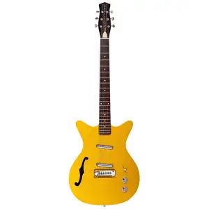 Comparateur de prix : Danelectro DC59R Fifty Niner Gold Top guitare semi-hollow body