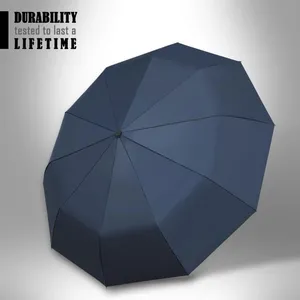 ONEVER Parapluie Automatique Antivent Anti retournement - Résistant Au Vent - Ouverture et Fermeture AutomatiqueVendu parcdiscount