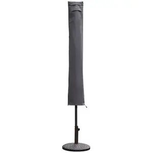 Sekey - Housse de Protection pour Parasol ø 2m, Gris