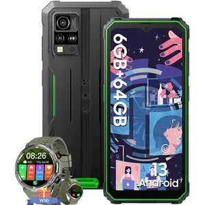 Téléphone portable 4G Blackview A55 6.5" 16 Go 4780 mAh Vert avec Smar...