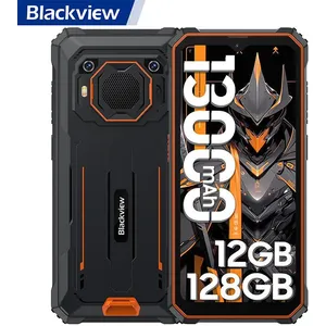 Smartphone Débloqué Blackview BV6200 Pro Téléphone Portable Incassable Android 13 6,56" 13000mAh 12Go+128Go 13MP Dual SIM - OrangeVendu parcdiscount