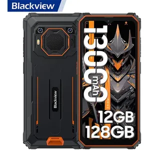 BLACKVIEW Téléphone Portable Incassable BV6200 Pro Android 13 6,56 HD+ 13000mAh/18W 12Go+128Go 13MP Etanché,Face ID,Dual SIM - OrangeVendu parcdiscount