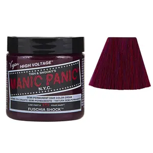 Comparateur de prix : Manic Panic Teinture pour cheveux coloration semi-permanente 118ml Fuschia Shock