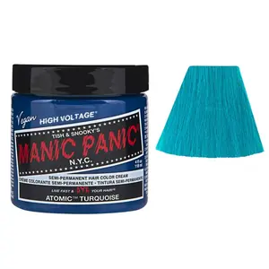 Comparateur de prix : Manic Panic Classic Coloration Semi-permanent Atomic Turquoise 118ml