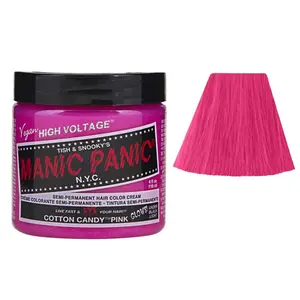 Coloration semi-permanente Manic Panic fluo cotton candy pink pas cher