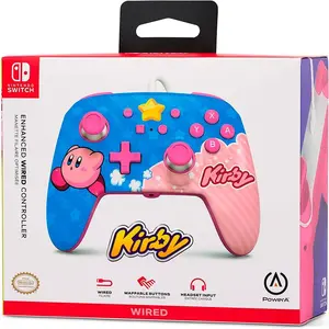 Comparateur de prix : POWER A Manette Wired Controller Kirby - Nintendo Switch  - BEM'S Manette  - 210598 