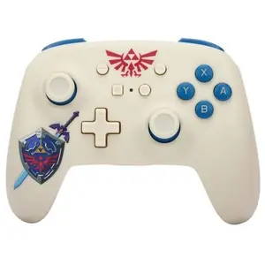 Comparateur de prix : Protecteur de manette sans fil Power A Zelda Sworn Beige pour Nintendo Switch