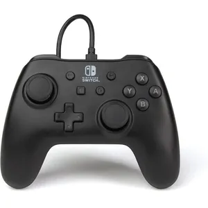 Comparateur de prix : Manette filaire PowerA pour Nintendo Switch, noire - [Article] noir