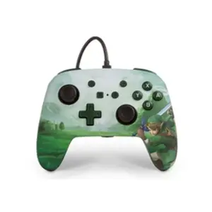 BDA Manette Nintendo Switch filaire PowerA Link Hyrule pas cher