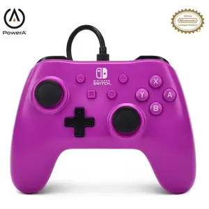 POWERACOUSTIK Nintendo Games Manette Nintendo Switch Switch Grape Purple Power A pas cher