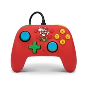 Comparateur de prix : PowerA Nano Manette Filaire Amelioree pour Nintendo Switch - Mario Medley