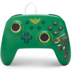 Manette filaire PowerA pour Nintendo Switch Défenseur d'Hyrule pas cher