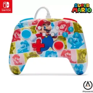 Comparateur de prix : Manette Filaire - POWER A - Nintendo Switch - Mario Hero Reel