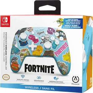 Comparateur de prix : Manette sans fil PowerA Fortnite Sticker Mania pour Nintendo Switch