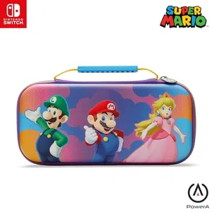 Comparateur de prix : POWA Etui de protection gaming PowerA Mario Color Splash Hereos pour Nintendo Switch