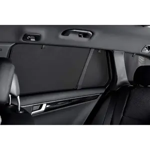 Set de Car Shades compatible avec BMW 5-Serie G30 Sedan 2016- (6-pièces), Noir pas cher