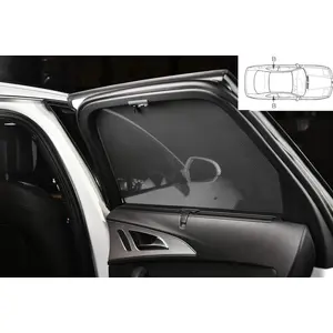 CAR SHADES Set de (Portes arrières) Compatible avec Hyundai i20 5 Portes 2015- (2-pièces) pas cher