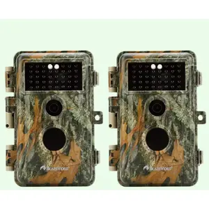 BlazeVideo Pack x2 Caméras de Chasse Nocturne Vision 32MP HD 1296P,Dét... pas cher