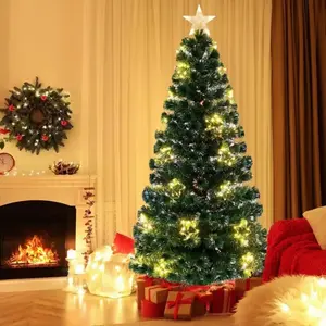 Giantex Costway - Sapin de Noël Artificiel 150, 170 Branches en pvc, S... pas cher