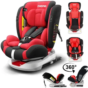 Comparateur de prix : KITYTETY Siège Auto Pivotant 360° ISOFIX LATCH - 40-150 cm de 0 à 12 ans - Groupe 0+/1/2/3 (0-36kg) - Têtière réglable, Inclinable - Rouge