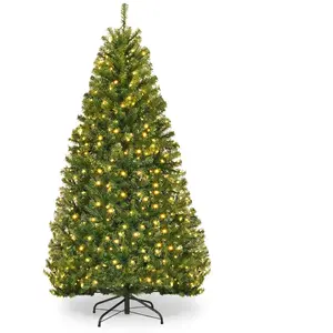 CostwaySapin de Noël Artificiel 150cm Arbre de Noël, Lumières LED mult... pas cher