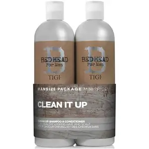 Duo Clean It Up Bed Head for men TIGI 2x750ml pas cher