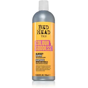 TIGI Bed Head Colour Goddess shampoing à l'huile pour cheveux colorés et méchés 750 ml