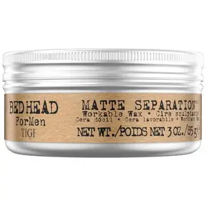 Comparateur de prix : Tigi Bed Head for Men Hair Care Matte Separation Wax Cire Sculptante 85 g