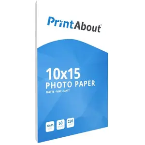 Comparateur de prix : PrintAbout Premium Mat 10 x 15 230 gr (50 feuilles)